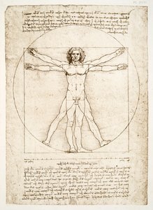 The Proportions of the Human Figure (after Vitruvius) by Leonardo da Vinci